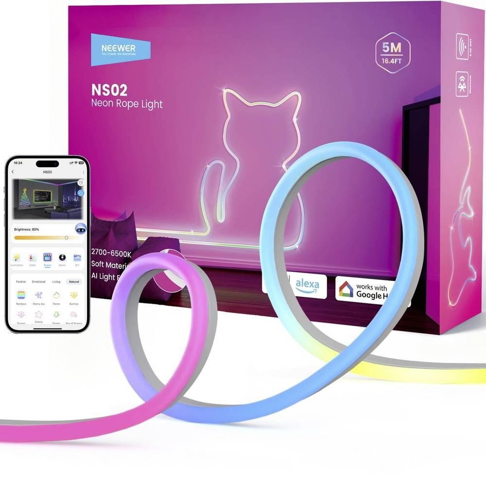 Neewer NS02-5 10107266 LED-Streifen-Basisset EEK: G (A - G) with jack