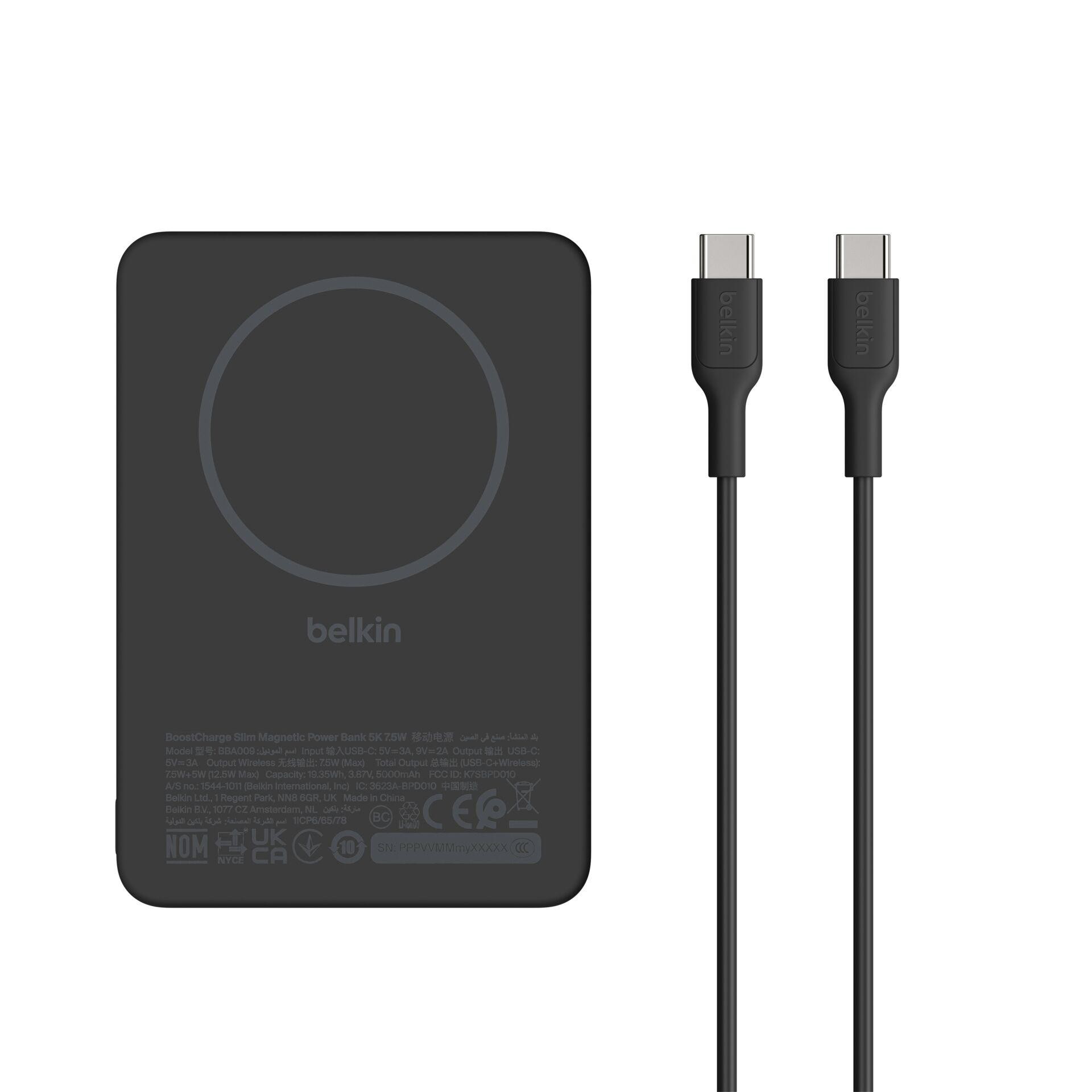 Belkin BPD020HQBK power bank 5000 mAh Wireless charging Black -