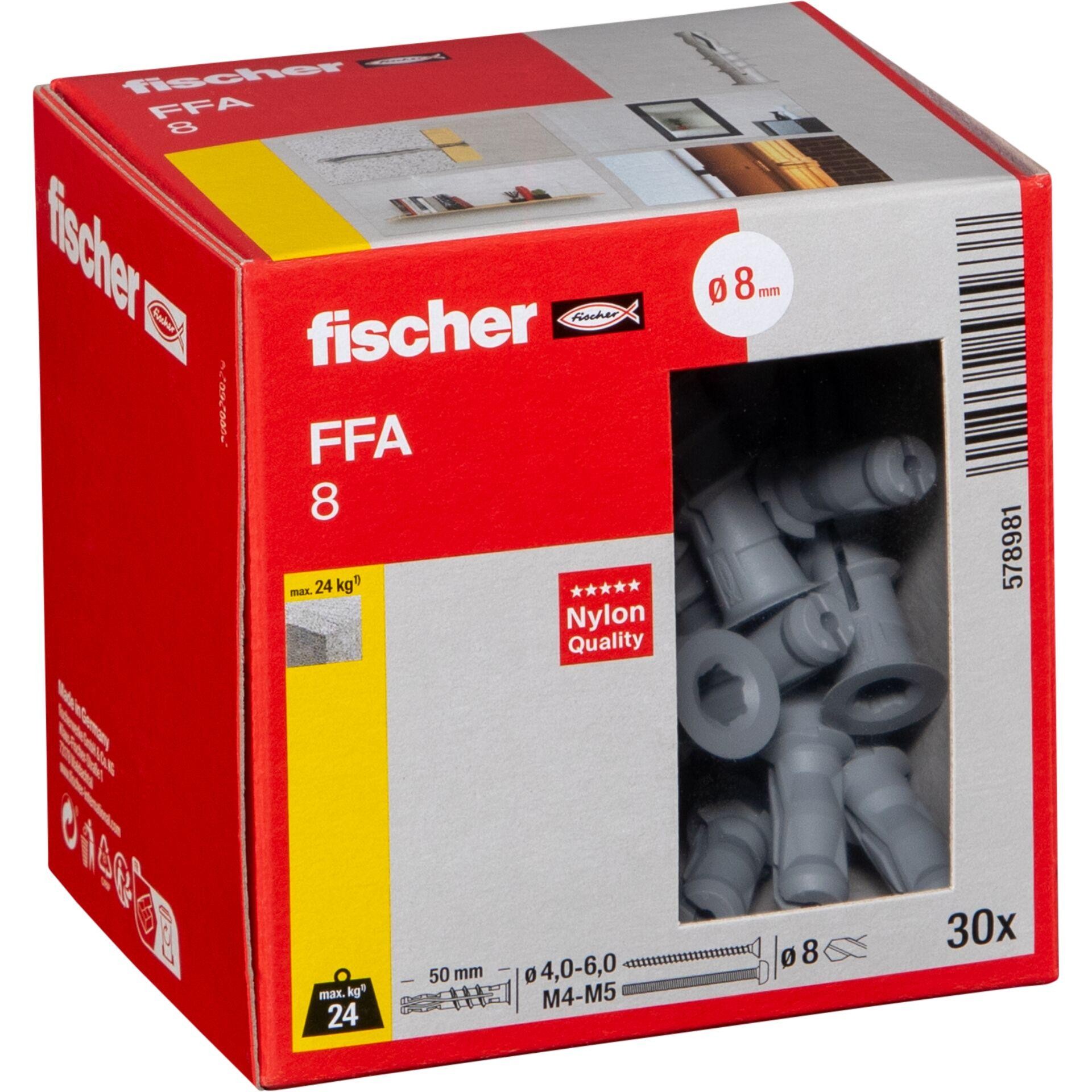 Fischer FFA 8 Porenbetondübel 30 St.