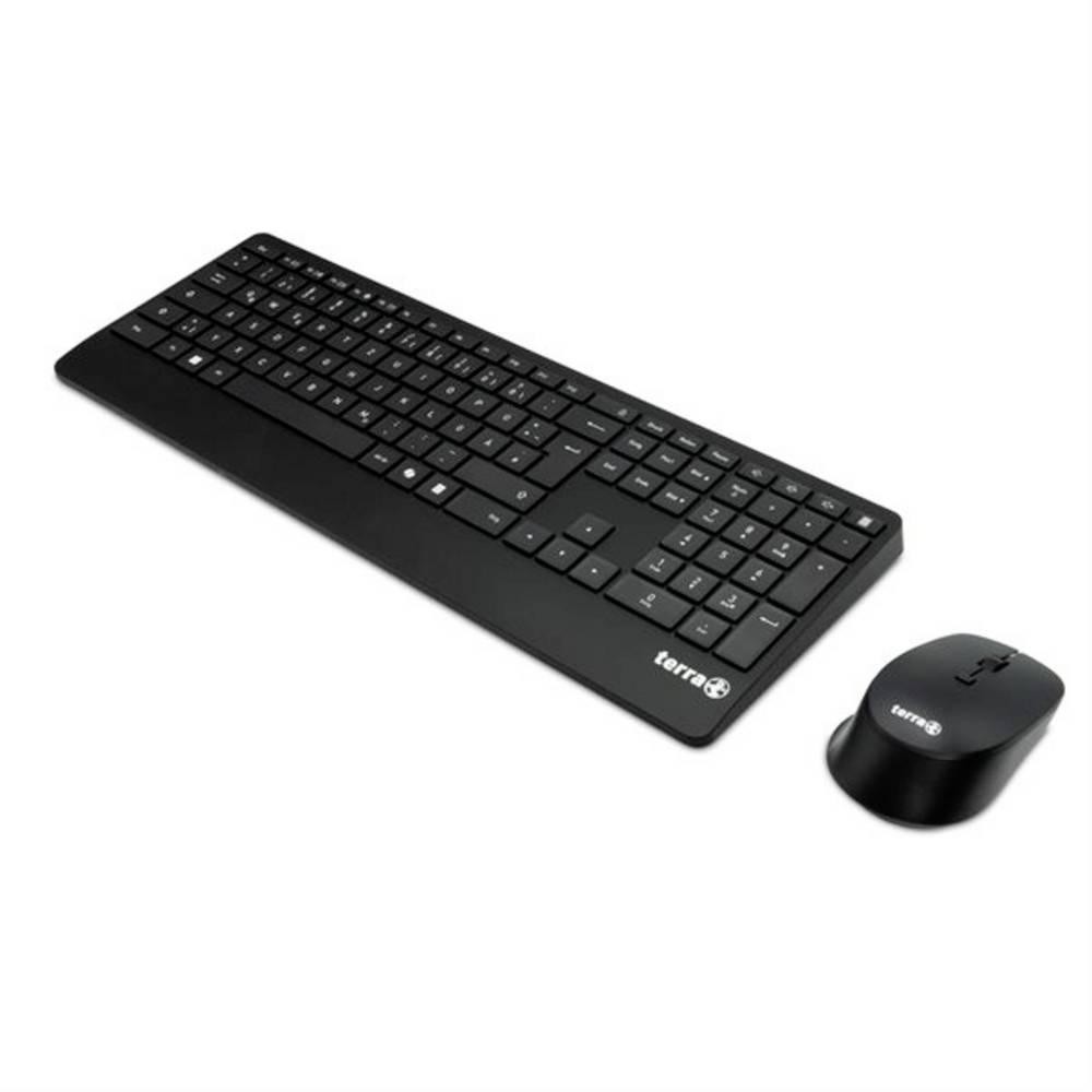 Terra Desktop 4000 Wireless AES (DE) Funk Tastatur, Maus-Set mit