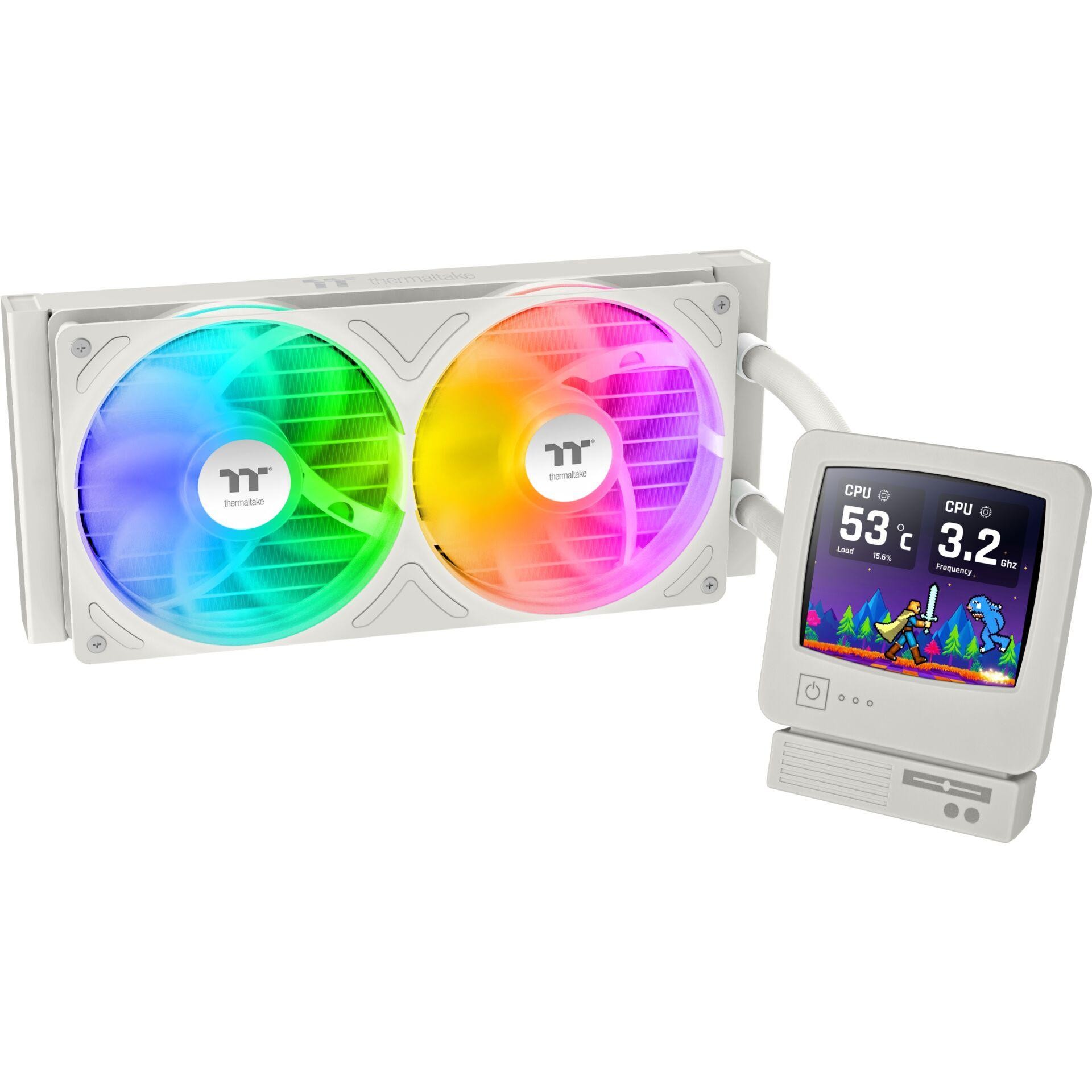 Thermaltake Retro 240 Ultra Processor Liquid cooling kit 12 cm White