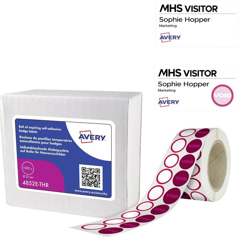 Avery-Zweckform 4852E-THR Namensschild (B x H) 22mm x 22mm 1000St.