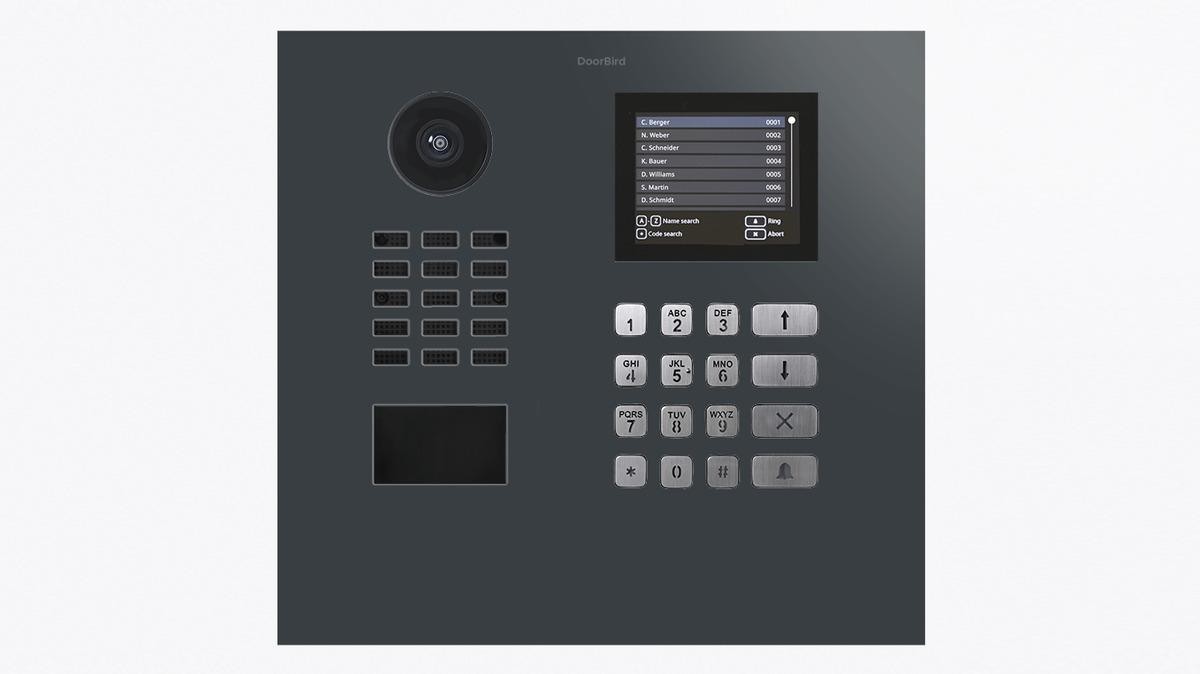 DoorBird D22DKH IP Video Türsprechanlage RAL 7016