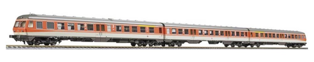 Liliput L133168 H0 Dieseltriebw. BR 614/914 blutorange/kieselgrau 3-