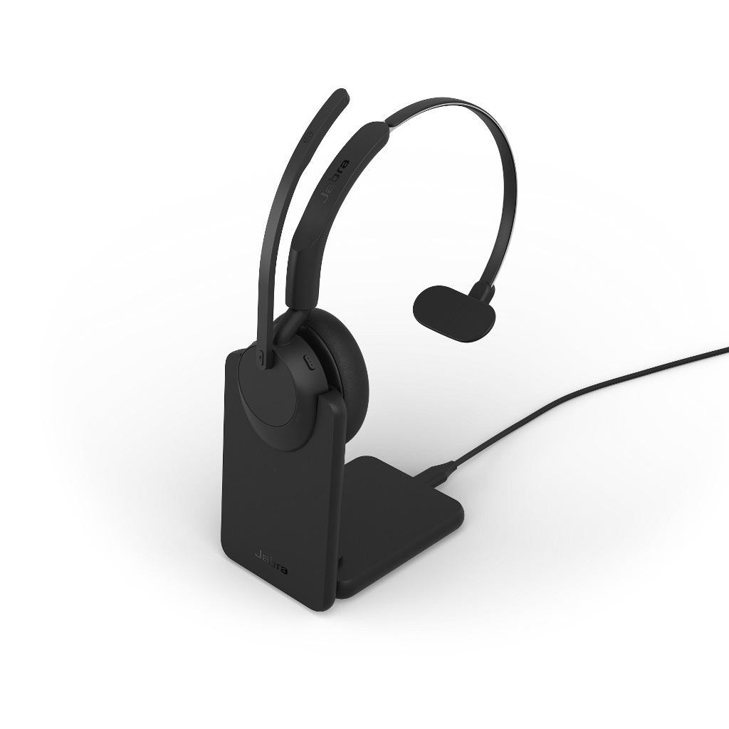 Jabra Evolve3 45 UC - USB-A with Dongle - Mono (Charging Stand) -