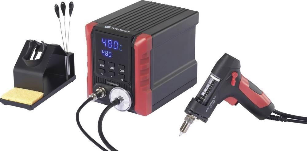 TOOLCRAFT TC-8955 Entlötstation digital 150W 300 - 480°C incl. Entl