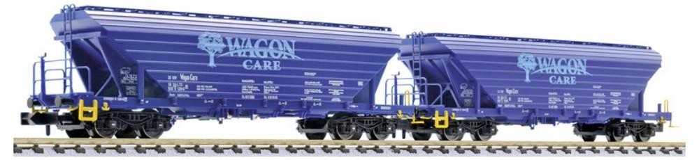 Liliput L260221 N 2-Tlg. Set, Getreidetransportw., Uagpps, \ Waggon