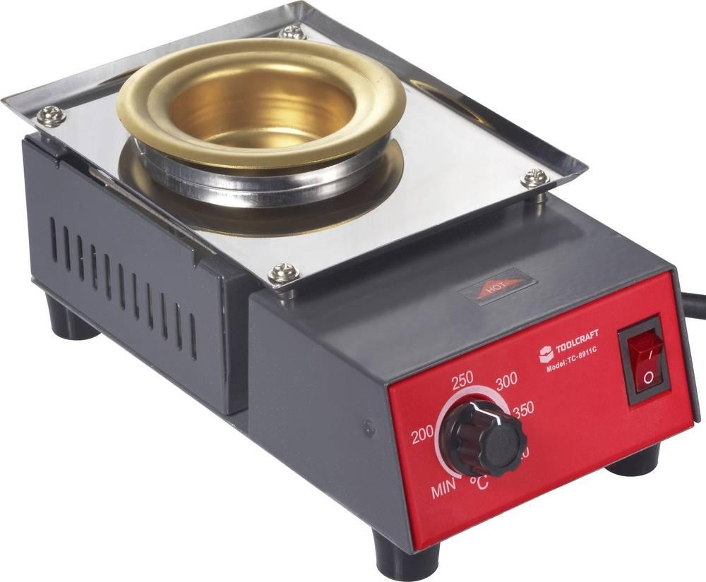 TOOLCRAFT TC-8911C Lötbad 200W 420°C Lot-Menge 300g