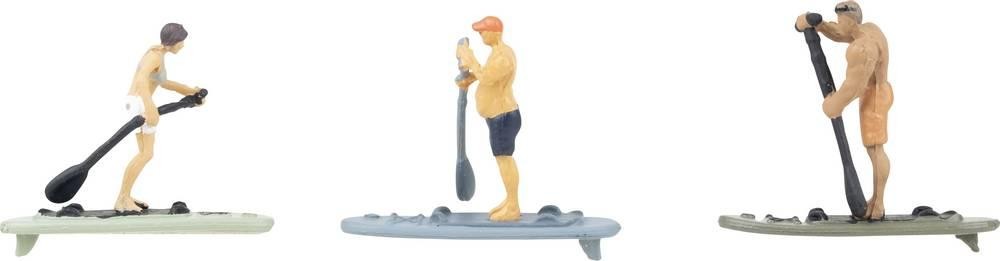 Faller H0 Stand-up Paddler Bemalt, Stehend