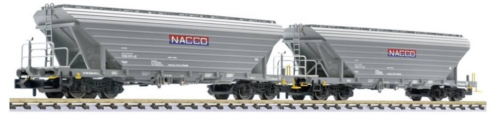 Liliput L260229 N 2-Tlg. Set, Getreidetransportwg., Uagpps, \ Nacco\ ,