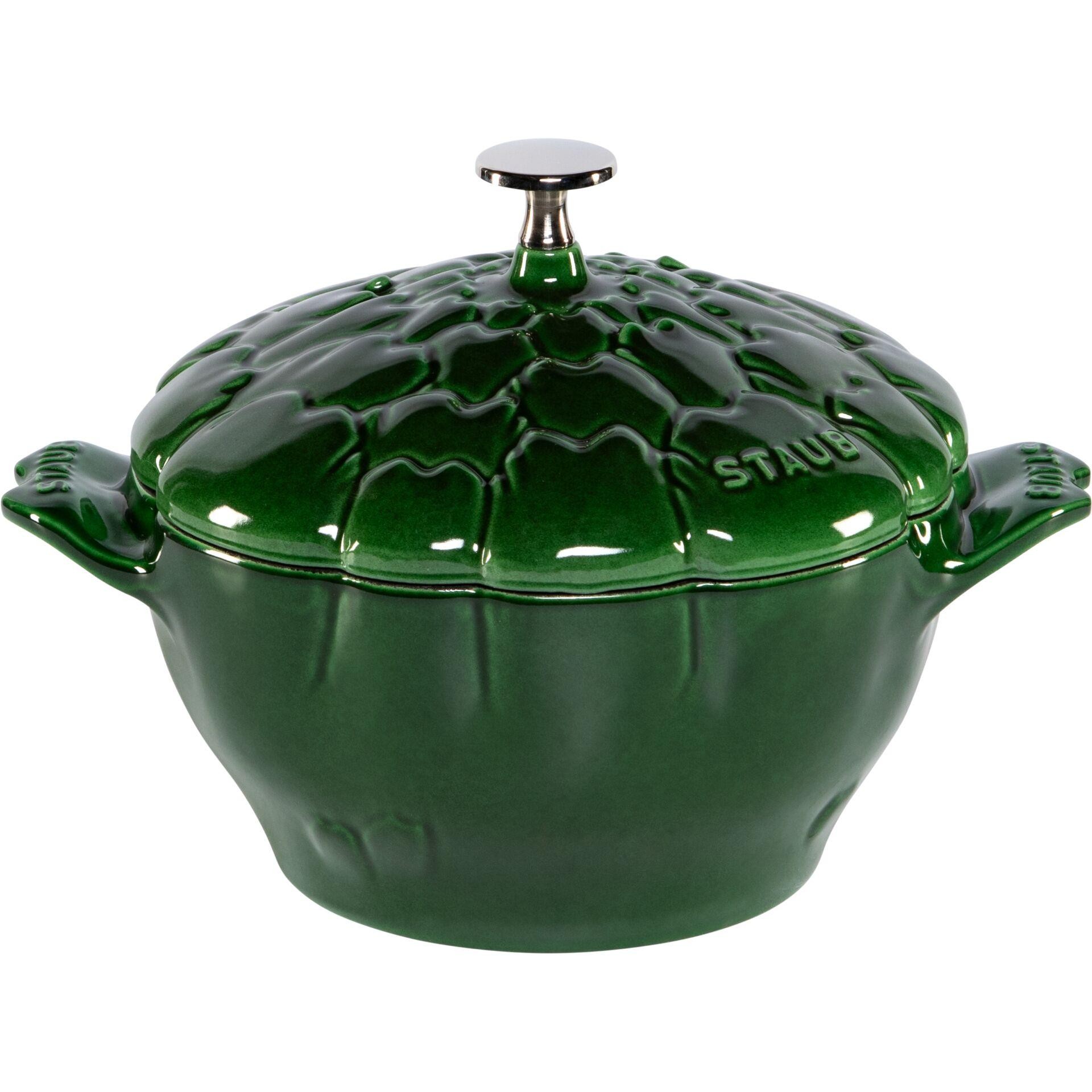 Staub La Cocotte Artischocke Bräter 22 cm basilikumgrün