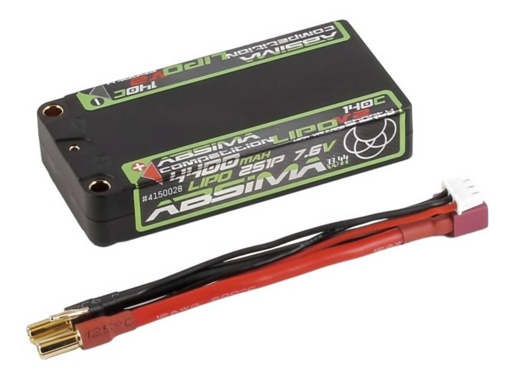 Absima Modellbau-Akkupack (HV LiPo) 7.6V 4400 mAh Shorty Hardcase 5mm