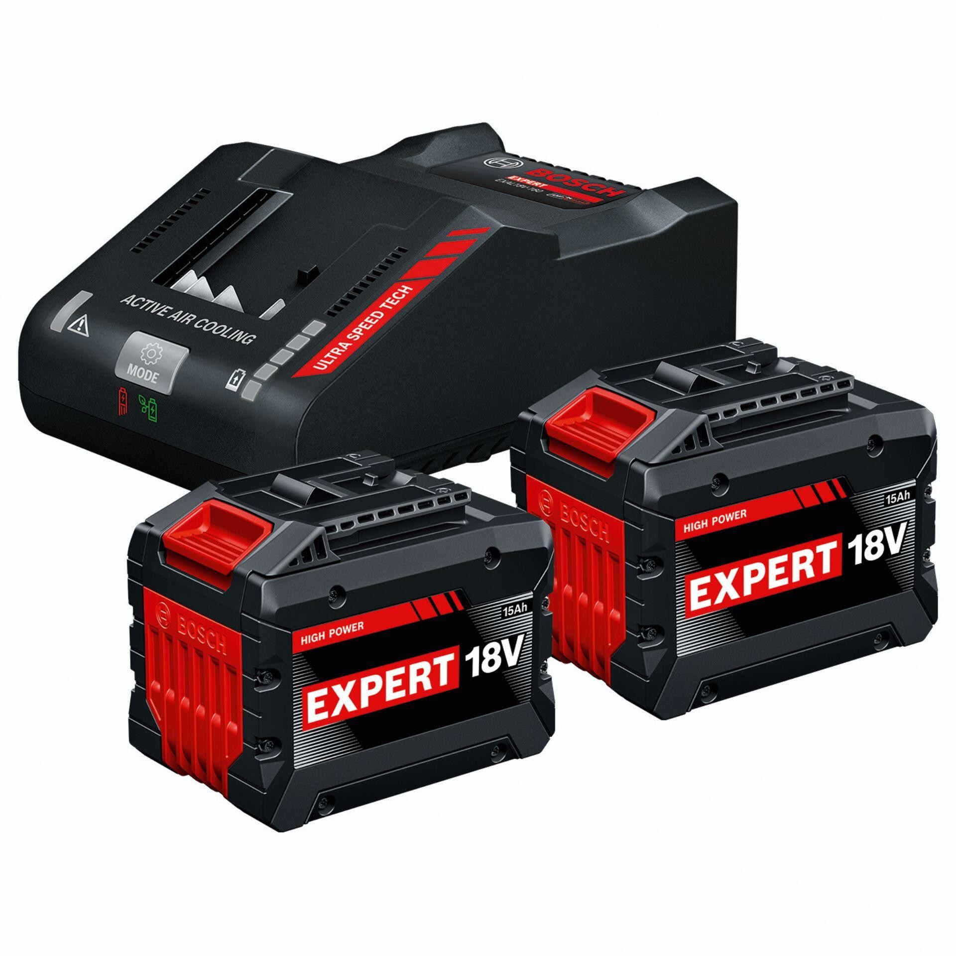 Bosch Professional 1600A0373Z 2x EXBA18V-150 + EXAL18V-160 Werkzeug-