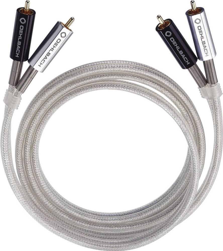 OEHLBACH Silver Express audio cable 1 m 2 x RCA - OEHLBACH Silver