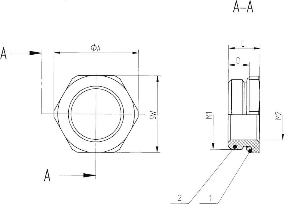 Lapp accessories SKINDICHT-MR-M-6kt.-75X1,5 MRM6kt.75x1,5/63x1,5
