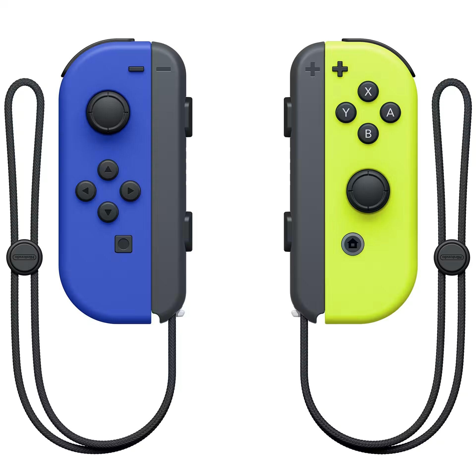 Nintendo Switch Blue Joy-Con (L) and Neon Yellow Joy-Con