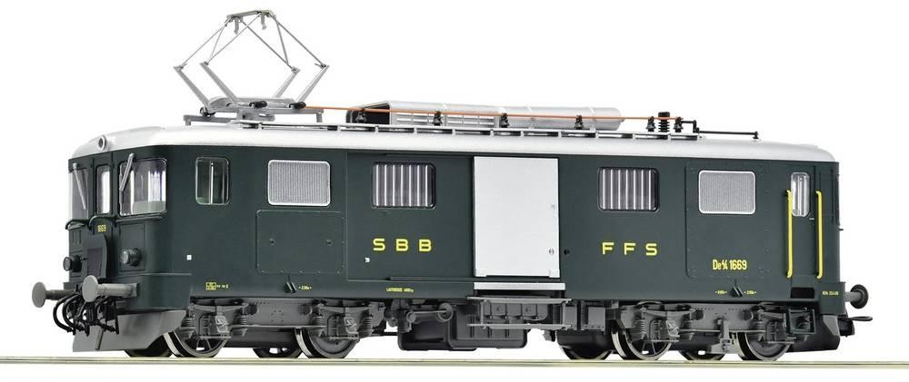 Roco 7700014 H0 Elektro-Gepäcktriebwagen De 4/4 1669 (DC)