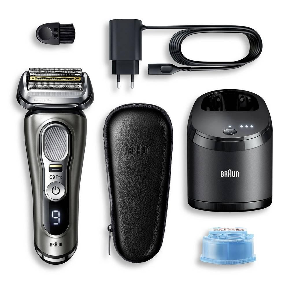 Braun Series 9 Pro 9485cc Rasoir à grille Tondeuse Noir, Argent -