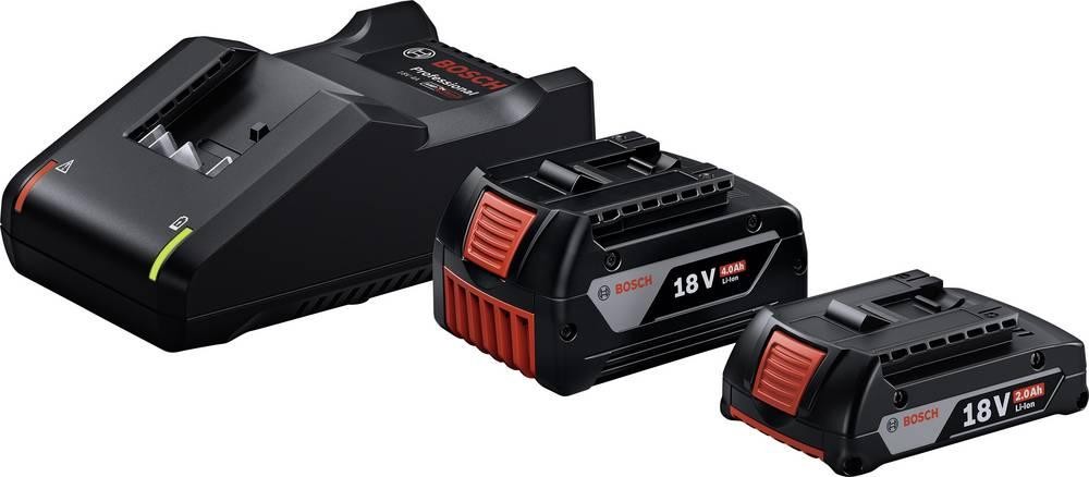 Bosch Professional GBA 18V 2.0 Ah + 4.0 Ah charger 1600A01ZS9 incl. 2.