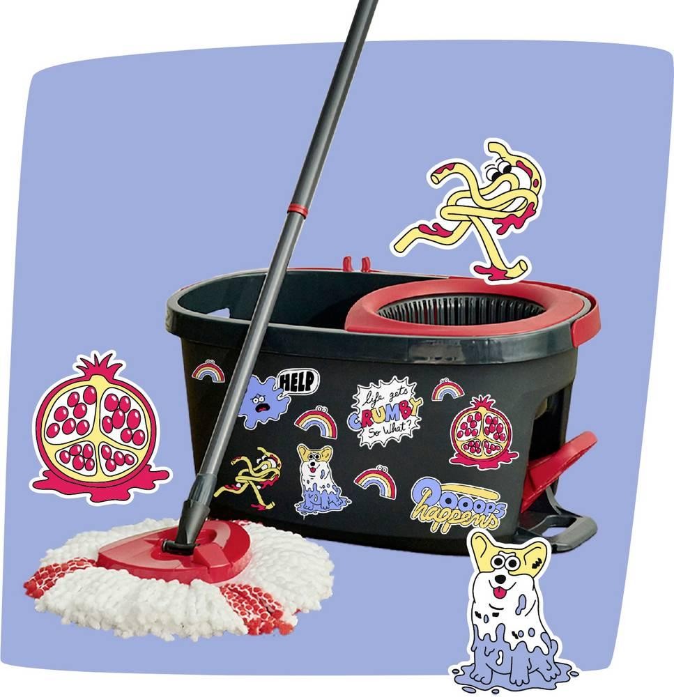 Vileda 183683 TURBO MY STYLE Box - Dirt is Good Wischmopp-Komplettset