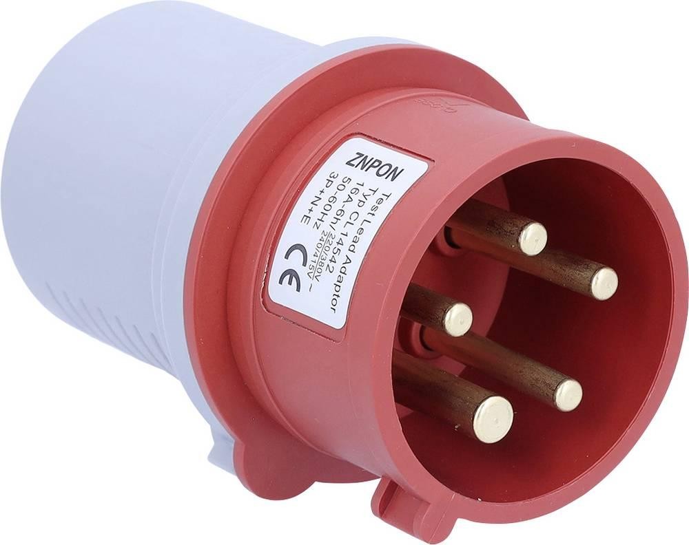 AS Schwabe Messadapter 4mm Sicherheits-female - CEE-plug 16A 5polig