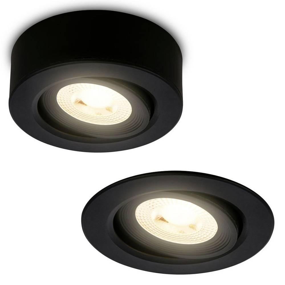 Briloner 7991015 Aufbauleuchte LED EEK: F (A - G) Warmblanc noir