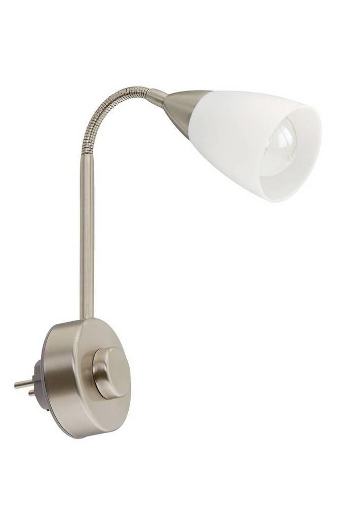 Briloner Fiche Wandleuchte E14 25W Nickel (matt)