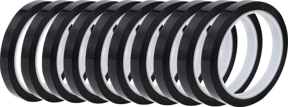 TRU COMPONENTS ESD-Klebeband 10 St. black (L x B) 36m x 10mm