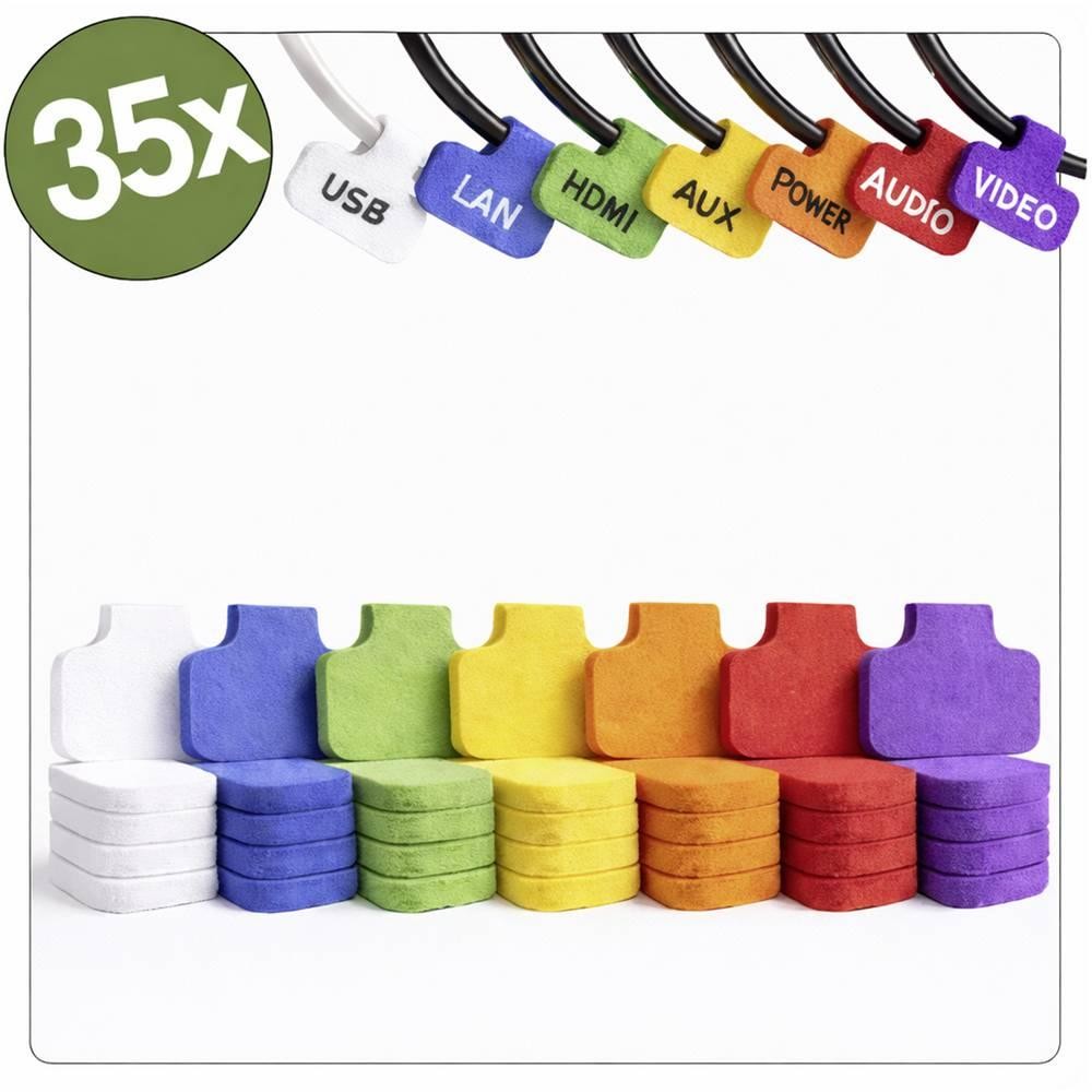 Quadrios 26CA790 26CA790 Kabel-Etikett 40 x 20mm Anzahl Etiketten: 35