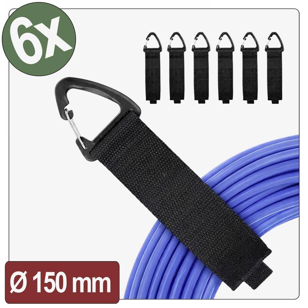 Quadrios 26CA801 Klett-Gurt (L x B) 480mm x 38mm black 6St.