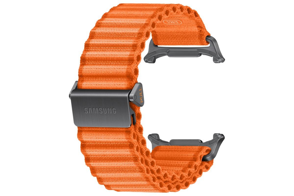 Samsung Trail Band (S/M/L) for Galaxy Watch Ultra2 Orange Fabric -