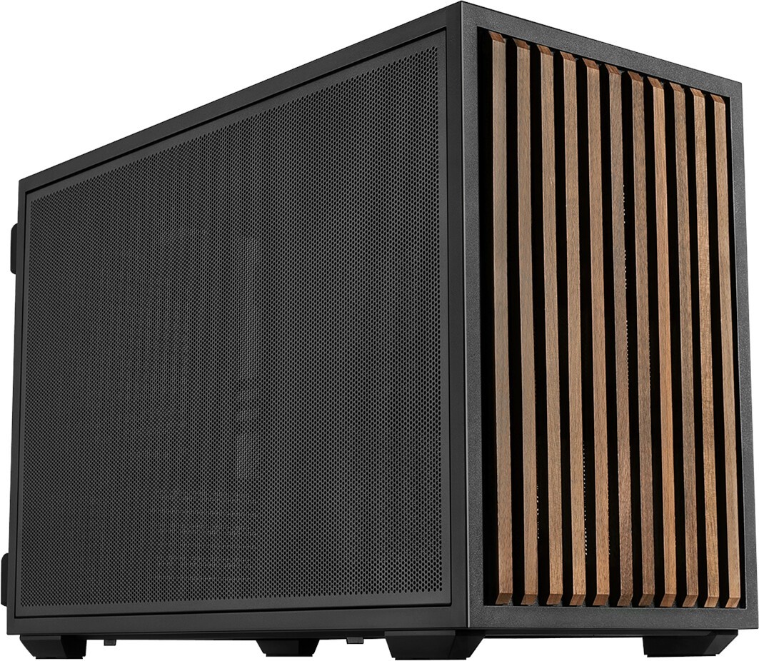 Lian Li DAN Cases B4-mATX Wood Black | PC-Gehäuse
