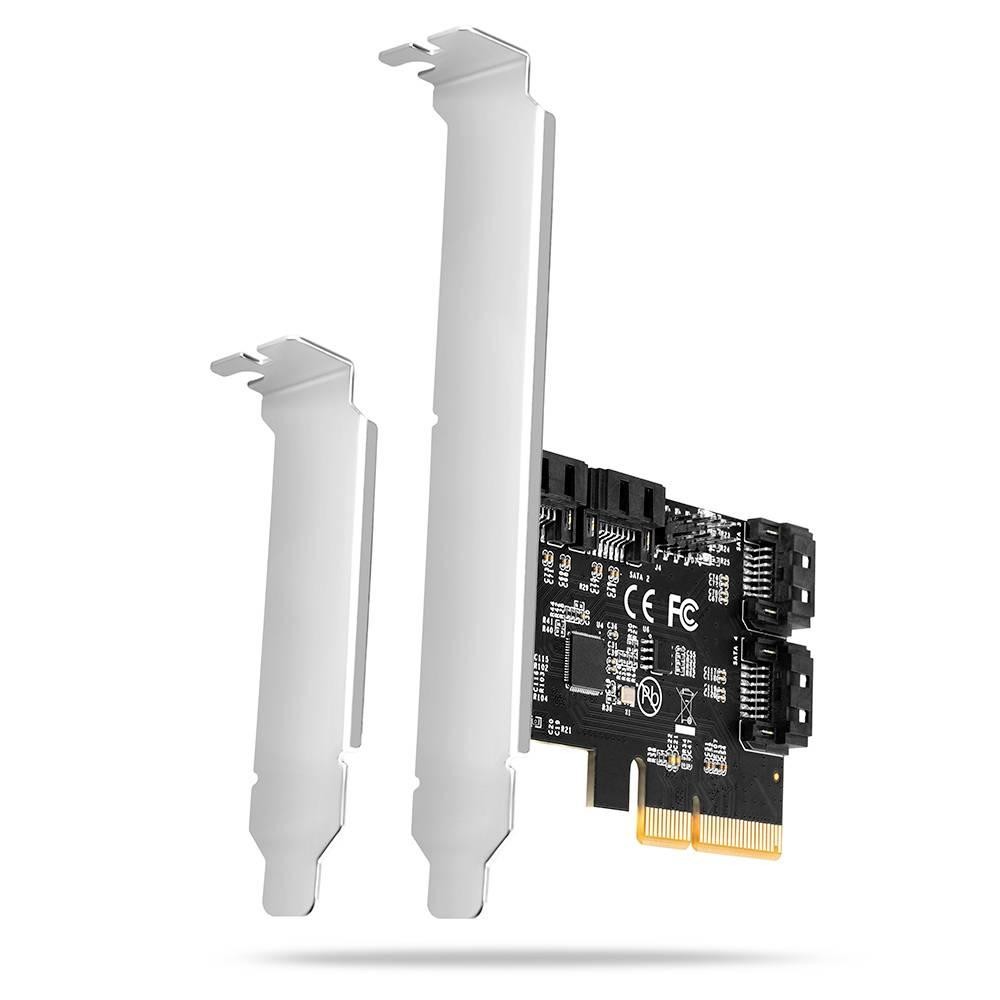 Axagon PCES-SA4X4 PCIe controller - 4x internal SATA 6G port, ASM1164,