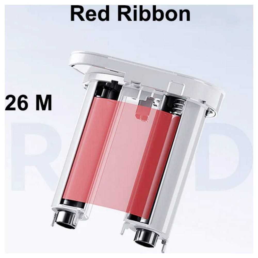 NIIMBOT Etiketten Rolle 76mm x 26m Rot 1 St. 1EH00026202 Universal-