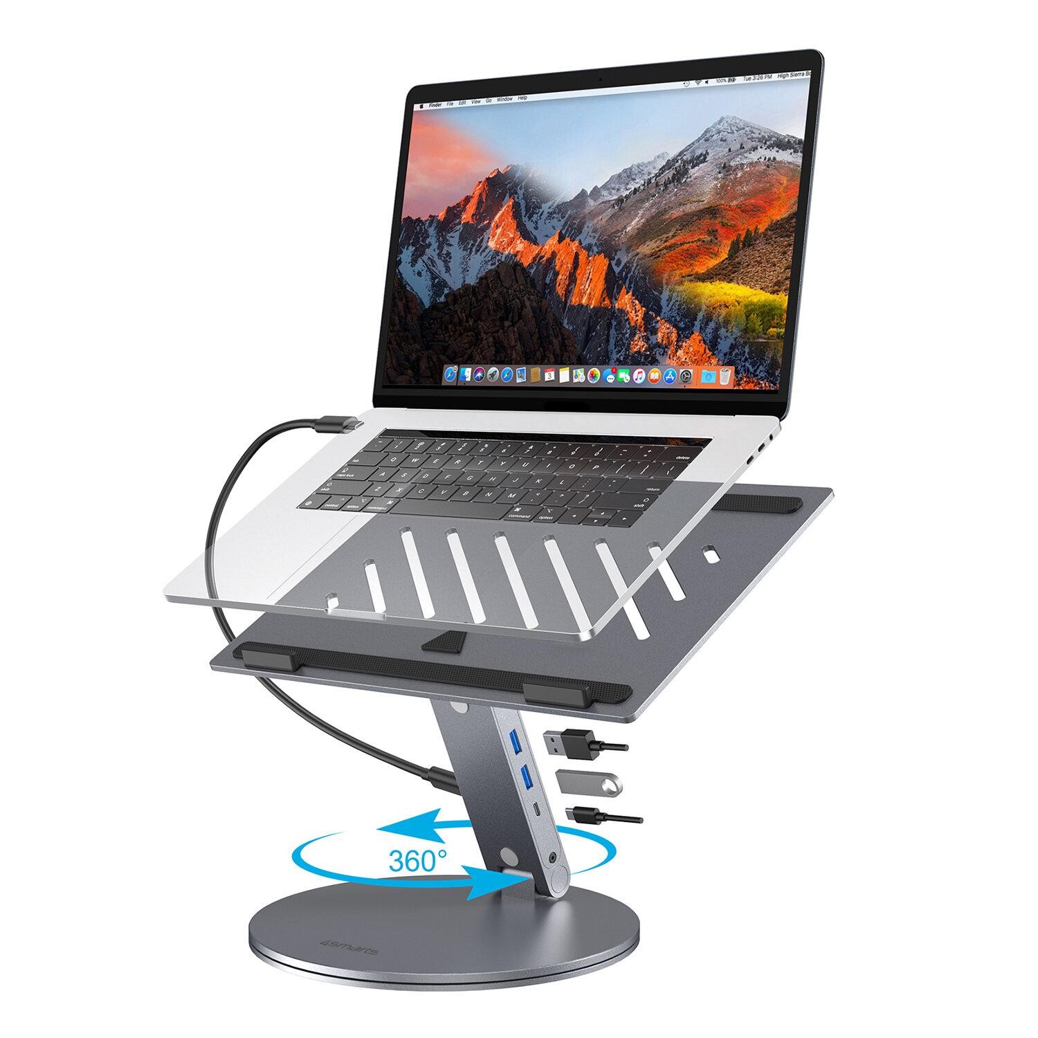 4smarts Laptop / Tablet Ständer ErgoPro with 6in1 USB-C Dock