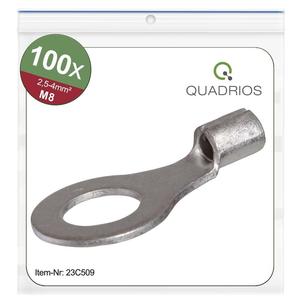 Quadrios 23C509 Ringkabelschuh Querschnitt (max.)=4mm² Loch-Ø=8.5mm