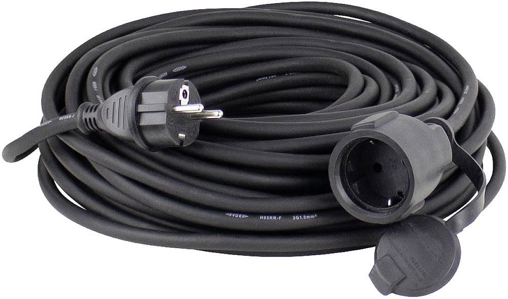 AS Schwabe 60384 Strom extension cable black 25.00 m H07RN-F 3G 2,5