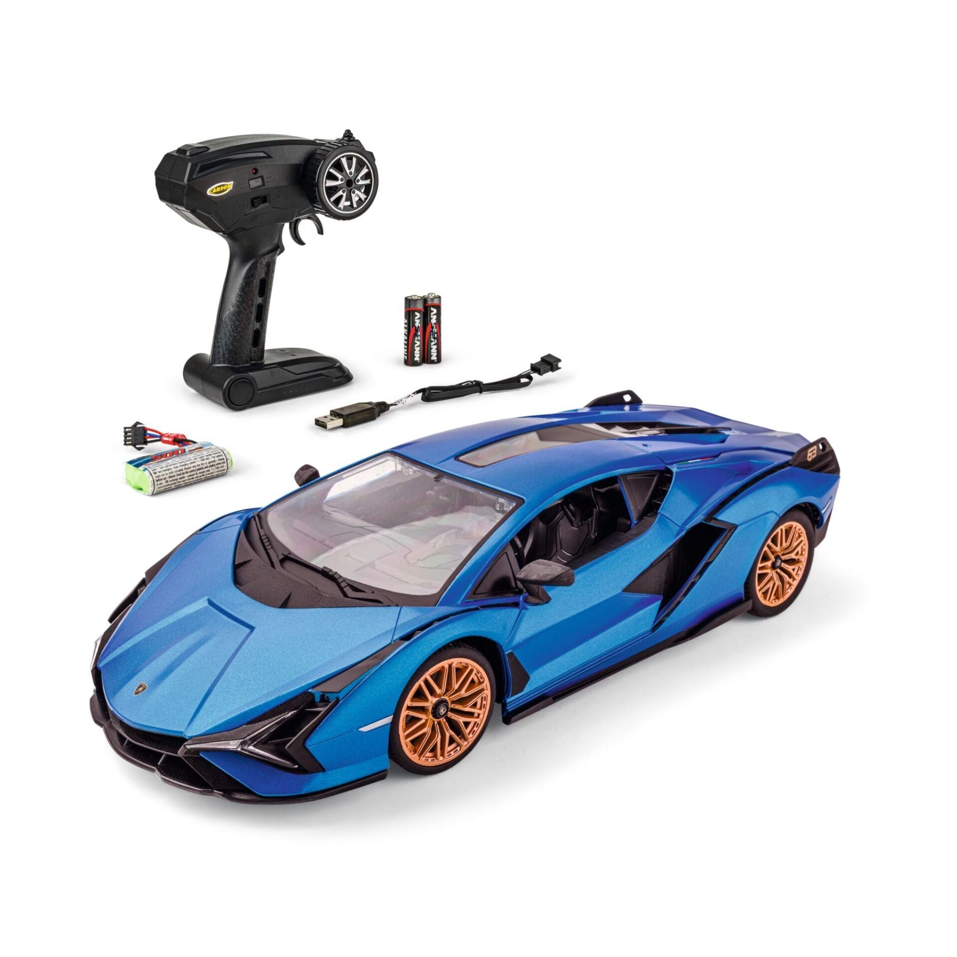 Carson 1:14 Lamborghini Sian 2,4G 100% RTR blue
