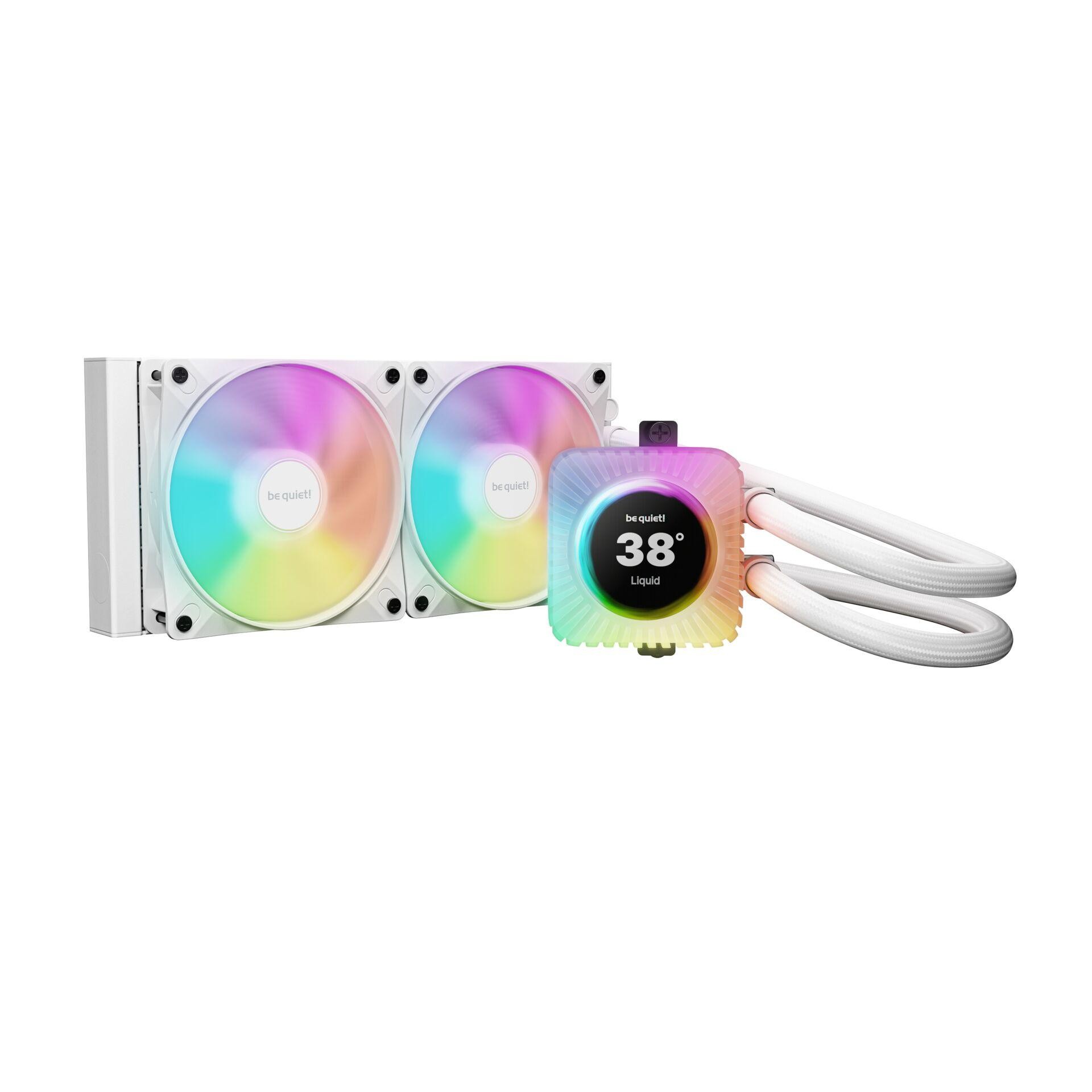 be quiet! Light Loop IO LCD 240 mm White - be quiet! Light Loop IO