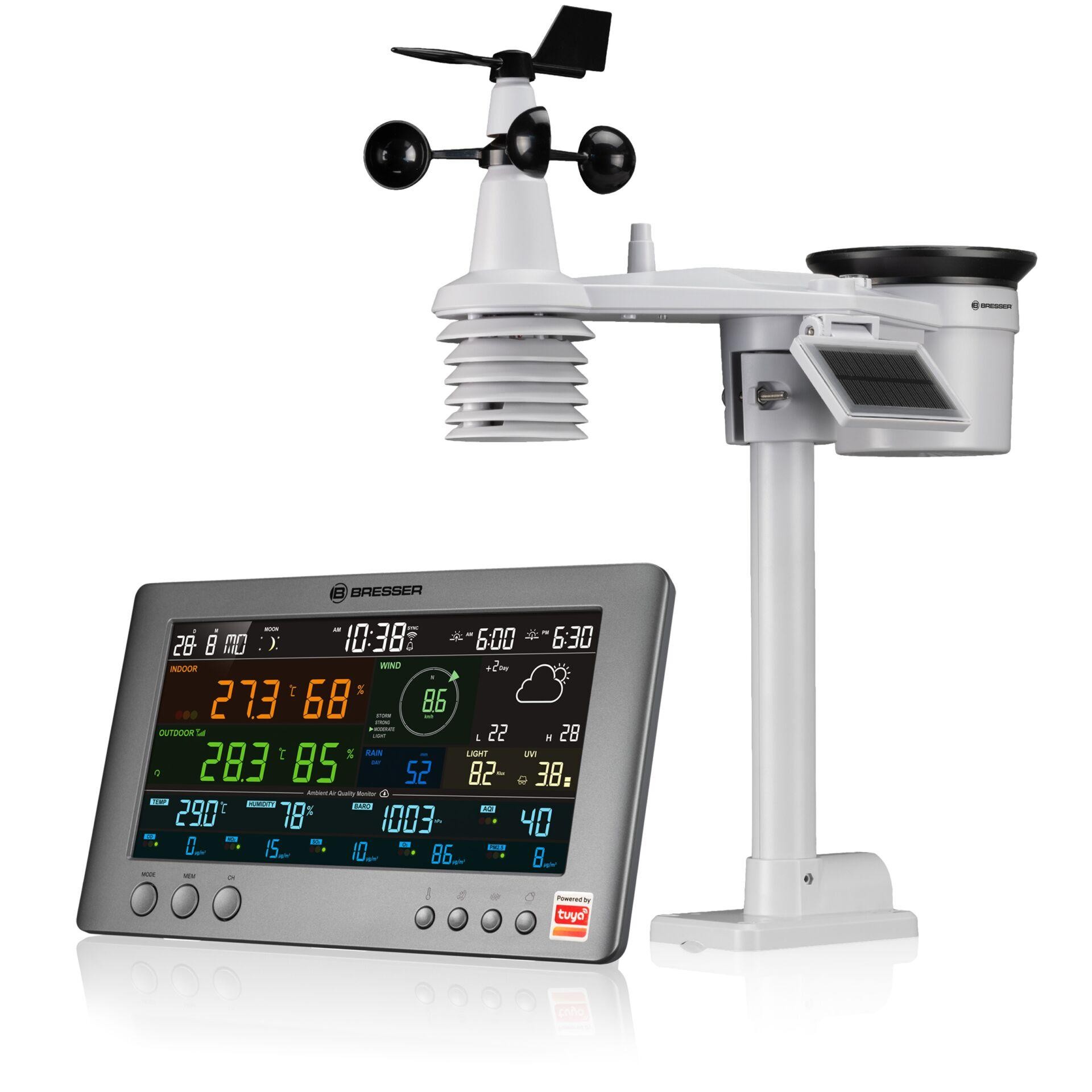 Bresser Smarte Tuya Profi-Wetter station with 7-in-1-Sensor