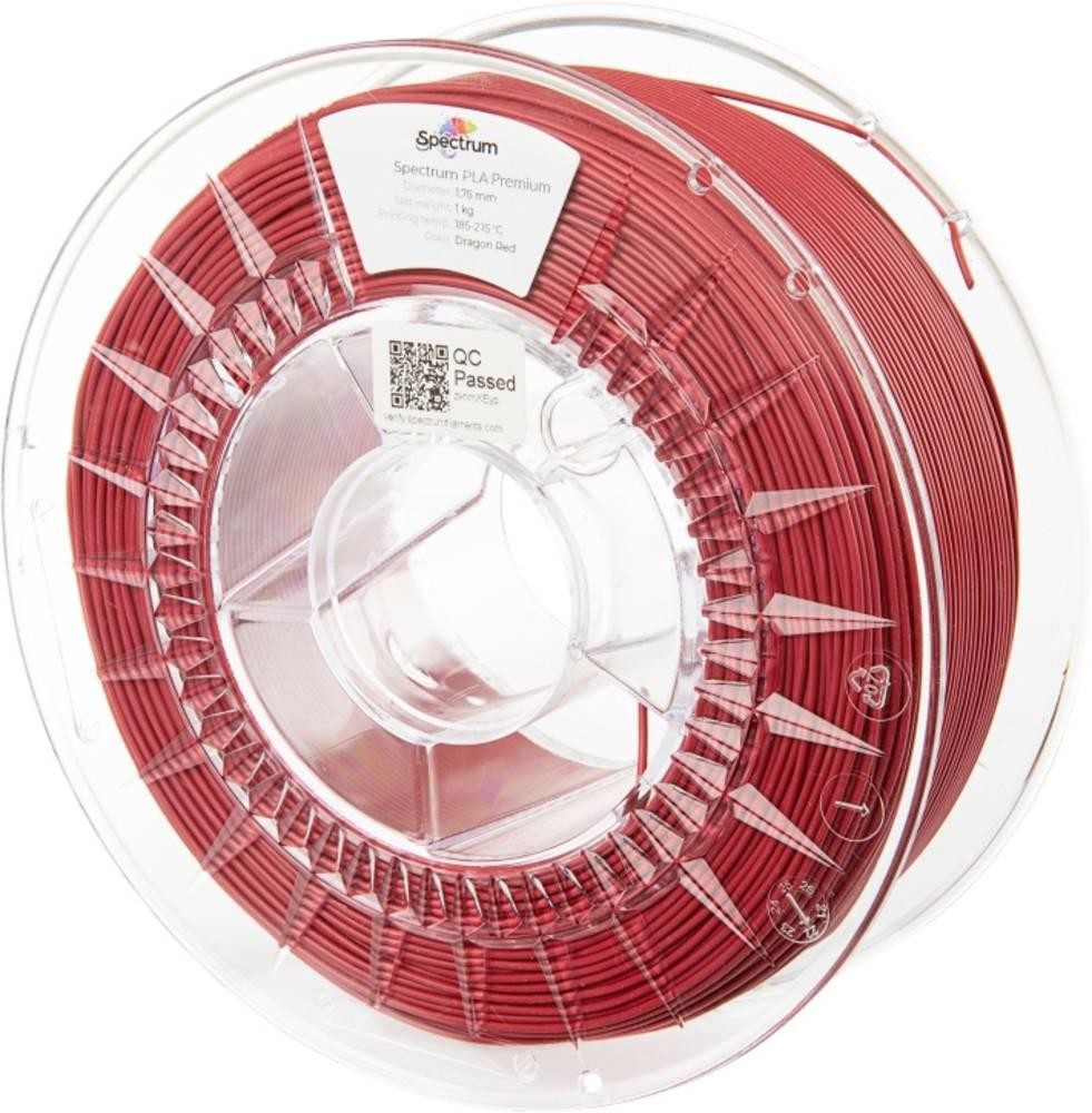 Spectrum Filaments PLA Premium Polylactic acid (PLA) Red 1 kg -