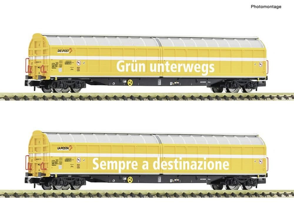 Fleischmann 6660155 N 2-tlg. Set: Großraum-Schiebewandwagen, Wascosa