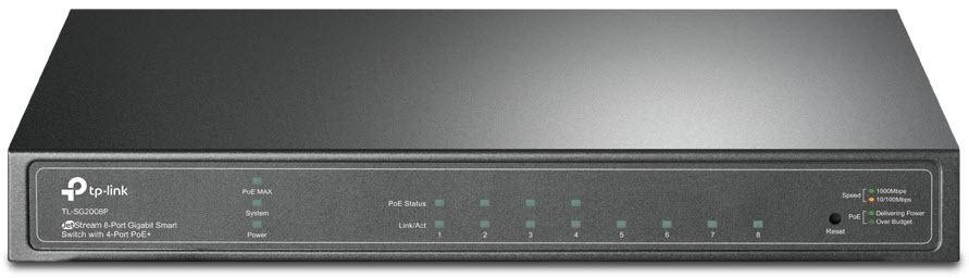 TP-Link Omada 8-Port Gigabit Smart Switch with 4-Port PoE+ - TP-Link