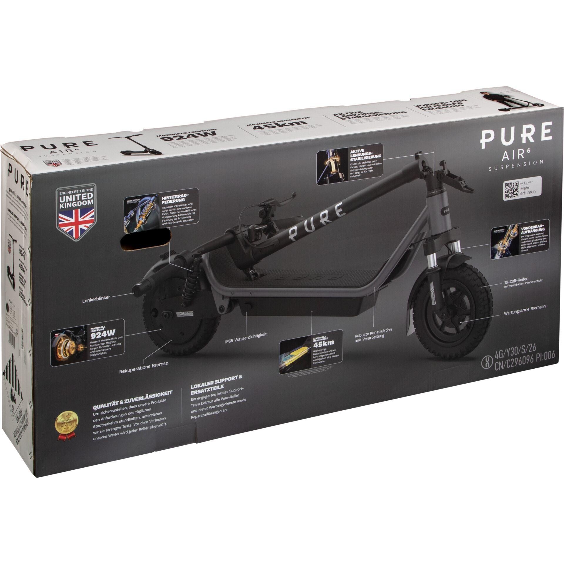 PURE Electric Air6 Suspension Elektro-Scooter