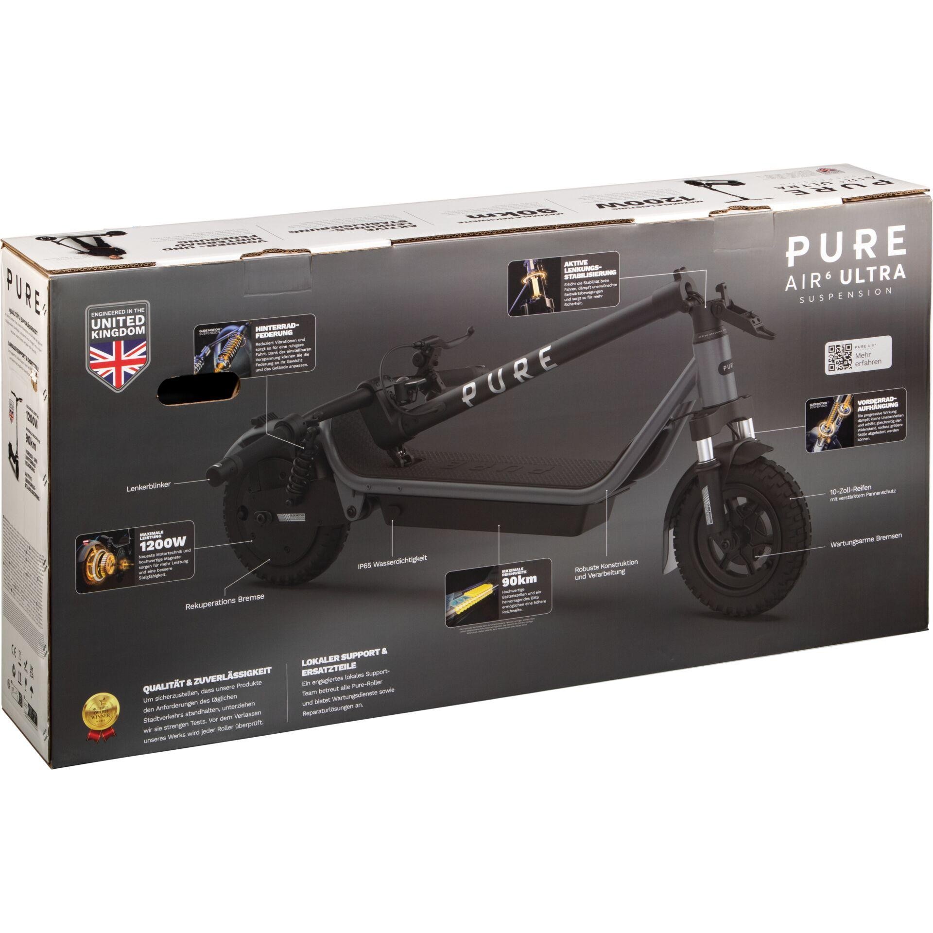 PURE Electric Air6 Ultra Suspension Elektro-Scooter