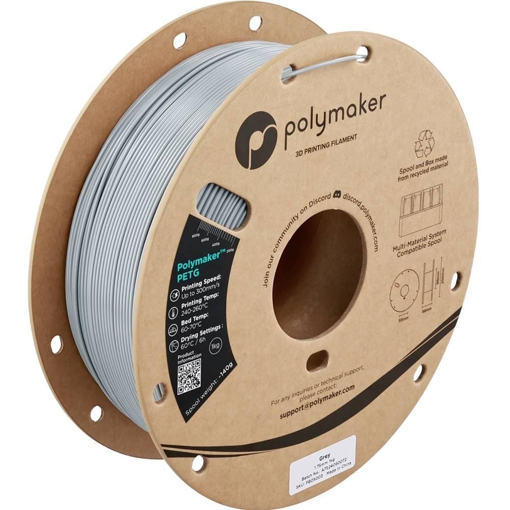 Polymaker PB05003 Filament PETG Highspeed Filament 1.75mm 1000g grey