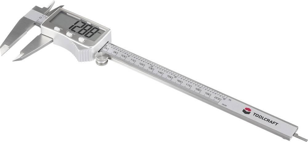 TOOLCRAFT TO-10668726 digital Messschieber 200mm