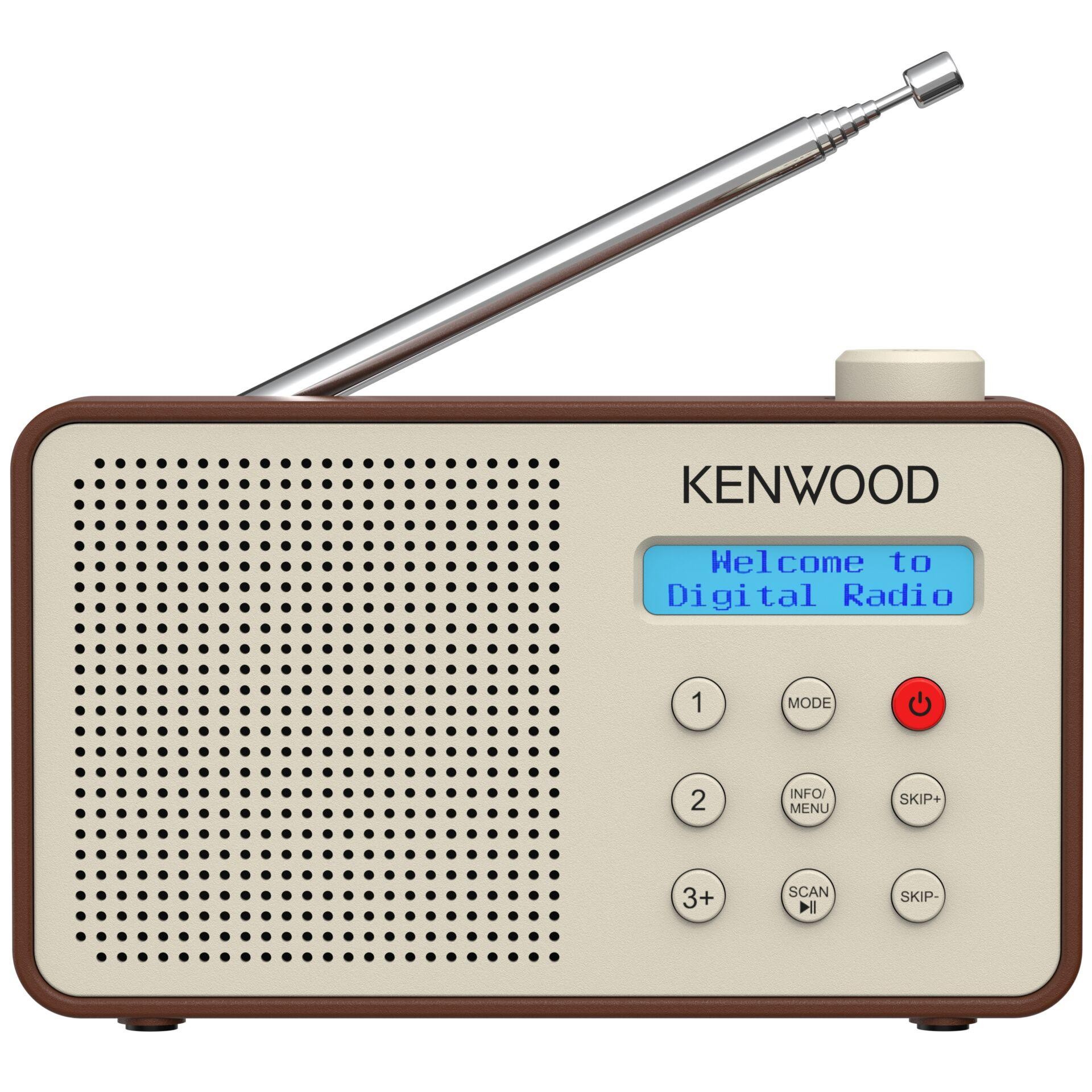 Kenwood CRM25DABT Portable Digital Mocha - Kenwood CRM25DABT,