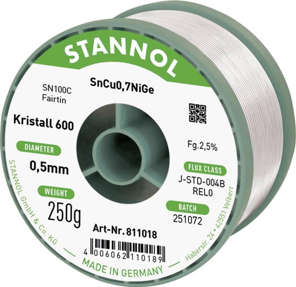 Stannol Lötdraht Kristall 600 Lötzinn, bleifrei Spule, bleifrei
