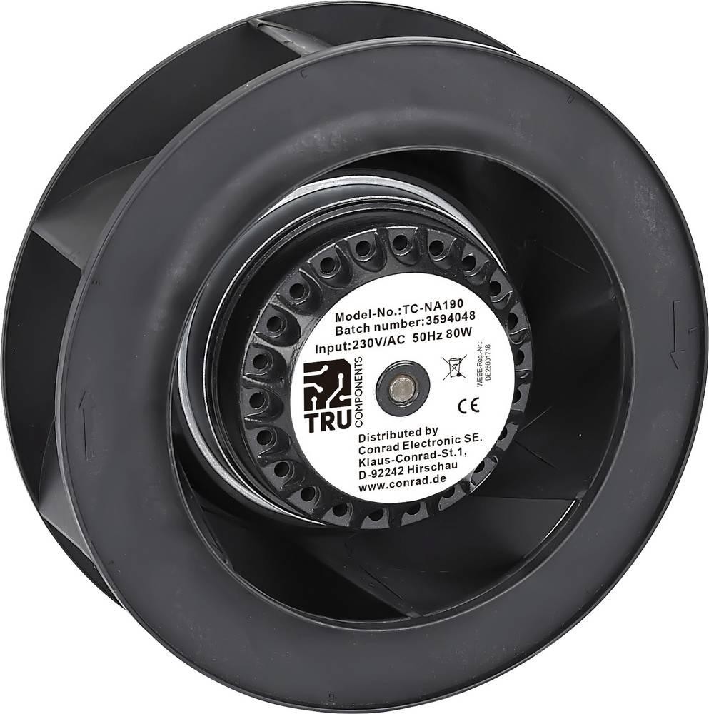 TRU COMPONENTS TC-NA190 Radialfan 230 V/AC 570 m³/h (Ø x H) 190mm x